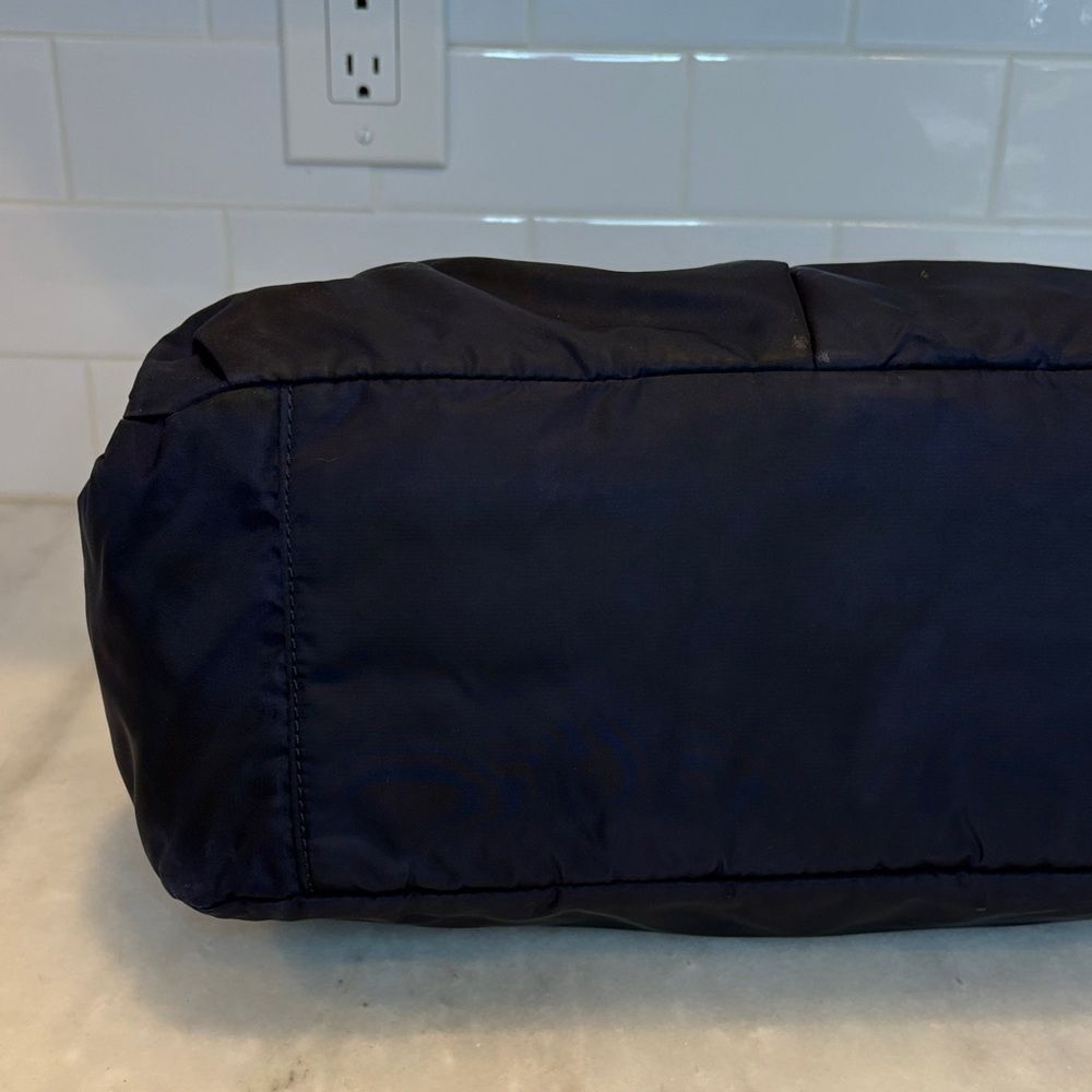 Tory Burch Crossbody Thea Nylon & Leather Weekender Diaper Baby Messenger Bag - Picture 9 of 16